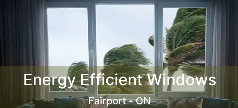 Energy Efficient Windows Fairport - ON