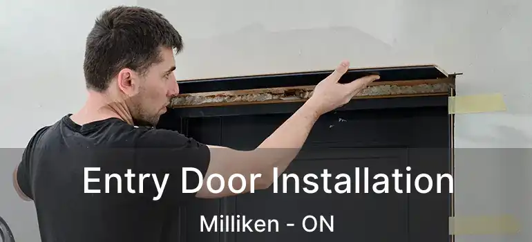  Entry Door Installation Milliken - ON