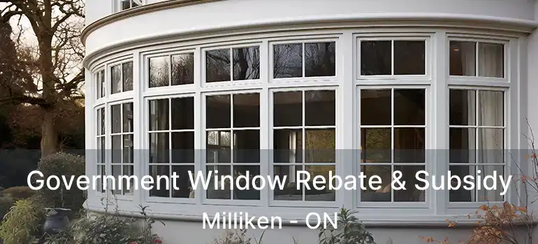 Government Window Rebate & Subsidy Milliken - ON