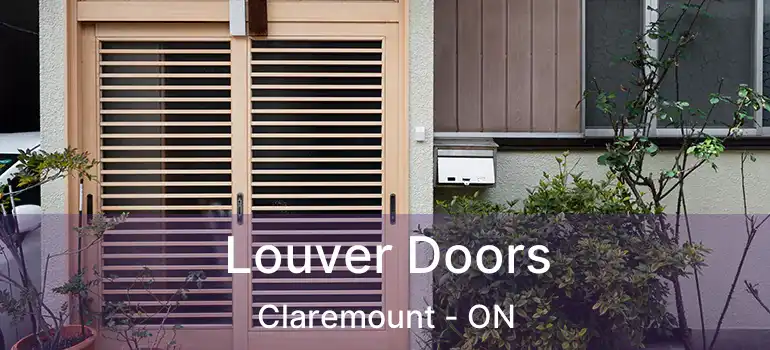Louver Doors Claremount - ON
