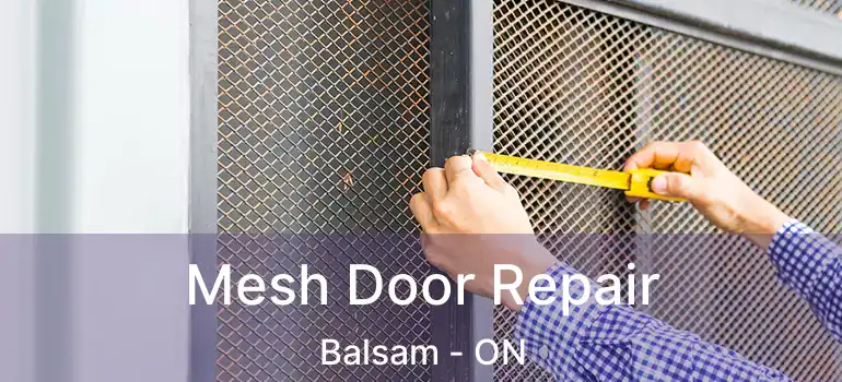 Mesh Door Repair Balsam - ON