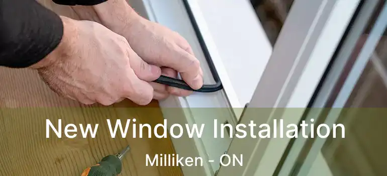 New Window Installation Milliken - ON