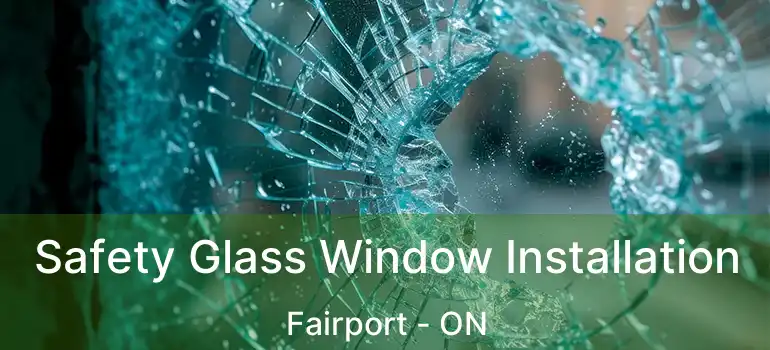 Safety Glass Window Installation Fairport - ON