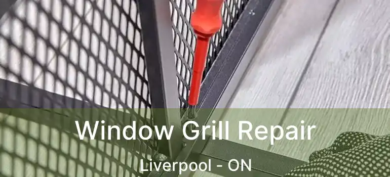 Window Grill Repair Liverpool - ON